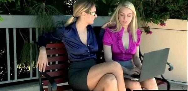  Sex Tape With Naughty Teen Lesbos Girls (Natalia Starr & Alli Rae) clip-21